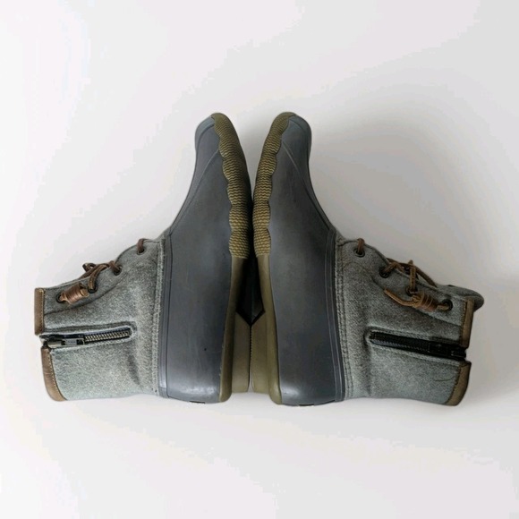 Sperry Top-Sider Women's Saltwater Emboss Wool Duck Boot, STS82475 Size 8.5 Grey - Picture 6 of 11